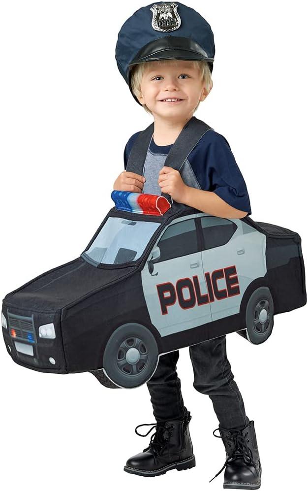 Seasons Toddler Police Car Costume for Child 3-5 Years