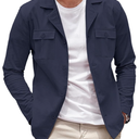 COOFANDY Men's Casual Shirt Jacket Long Sleeve Button Down Overshirt Lightweight Shacket with Pockets, S