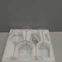 Physkoa Wine Glass Set of 4  2 Red Wine (23oz) & 2 White Wine (14oz) Hand-Blown Crystal Glasses with Corkscrew, Perfect for Christmas, Wedding & Housewarming Gifts (Modern)