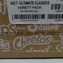 Frito-Lay Ultimate Classic Snacks Package, Variety Assortment of Chips, Cookies, Crackers, & Nuts, 0.56 ounces, (Pack of 40) (Packaging May Vary) (EXP 09/22/26)