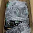 Trekassy Car Tie Down Straps for Trailers with Stake Pocket D Ring, Trailer Ratchet Straps for Car Truck, UTV & More, 10,000lbs Break Strength (Green)