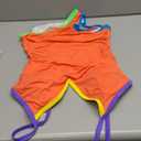 One Piece Swimsuit for Women Tummy Control Slimming Bathing Suit Color Block V Neck Swimwear (Large, Coral)