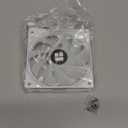 Thermalright TL-C12RW-S V2 CPU Fan 120mm ARGB Case Cooler Fan, 4pin PWM Connector Silent Computer Fan with S-FDB Bearing Included,up to 1500RPM Cooling Fan(White ARGB)