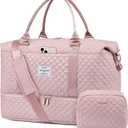 LOVEVOOK Travel Duffle Bag,Weekender Bags for Women with Shoe CompartmentCarry on Overnight Bag with Toiletry Bag,Gym Duffel Bag with Wet Pocket, Hospital Bags for Labor and Delivery