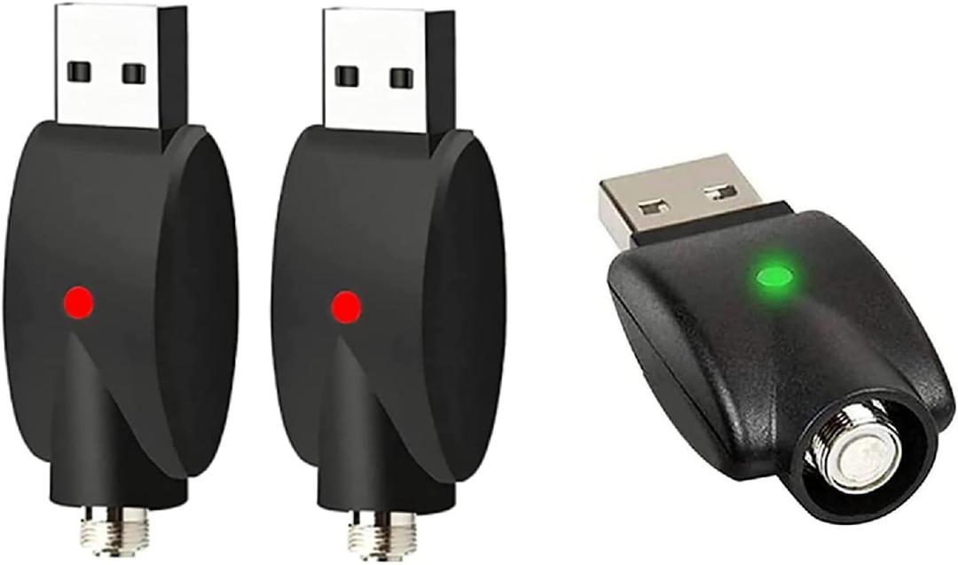 3 PCS Universal USB Thread Cable, Smart Charger with LED Indicator, Intelligent Overcharge Protection USB Adapter for Wireless Soldering Iron Charger