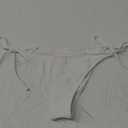 RELLECIGA Women's Side Tie Bikini Bottom (Small, White)