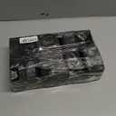 Uenhoy 16 Pcs Rectangle Rubber Chair Leg Covers, Black Chair Leg Caps Rectangular Furniture Feet Cover, Chair Leg Floor Protectors 1" x 2"