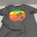 Women's Vintage Floral T Shirt Boho Wildflower Graphic Loose Tees Short Sleeve Casual Tops L