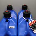 VP Racing 5-Gal Plastic Motorsport Container (4-Pack) & Hose Kit (4-Pack)