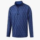 Rouen Quarter Zip Pullover Men Performance Dry Fit Mock Neck Brushed Casual Sports Golf Mens 1/4 Zip Pullover Sweatshirts, Medium