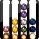 Coffee Pod Holder for Nespresso Vertuo Capsules - Suitable to be Mounted on the Fridge (Black)