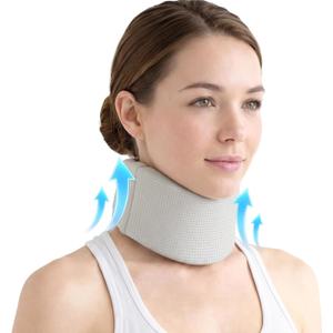 Ice Silk Neck Brace - Soft,Breathable Cervical Collar for Pain Relief & Posture Correction - Anti-Snoring Support for Comfortable Sleep - Ideal for Office Workers Rest