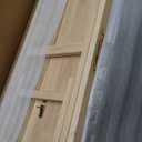 Dog Ramp for Bed, 43.5" Long Wooden Foldable Dog Ramp, 6 Adjustable Heights from 14" to 26" with Anti-Slip Traction Mat, Portable Pet Ramp for Car, Bed, Couch, Max 200lbs - 43.5inch