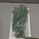 Dahey 2 Pack Wood Wall Planter Vase with Artificial Eucalyptus Farmhouse Wall Hanging Decor Pocket Planter for Indoor Fake Plants Greenery Flowers Living Room Bedroom Kitchen Home Decoration, White (Medium)