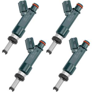 Fuel Injectors 12 Holes 4Pcs,Compatible with 2010-2015 Toyota Prius/Prius V/Lexus CT200h 1.8L Engine, Replace# 23250-37020,23250-37021, 23209-39195, 23209-39196