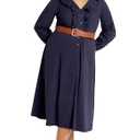 City Chic Women's Plus Size Dress - Zoe Belted, XS