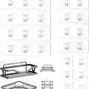14 Pack Shower Caddy Replacement, Strong Hooks, No Drilling Shower Shelf, Hooks for Caddy, Soap Holder and Kitchen Racks