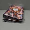 Trading Card Albums with Zipper - 4 Pocket Double Sided Collection Binder for 400 Cards, Durable Scratch-Resistant PU Cover, 3 Ring Trading Card Sleeves, Portable Organizer for MTG & Game Card (Gold) Pack of 2