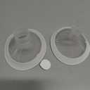 2pcs 13mm Soft Rim Flanges with 106 Degree Wider Opening Angle for Medela Breast Pump, PersonalFit, Freestyle, Maxflow, Freestyle Flex Swing Maxi Connector,Lansinoh Signature Pro