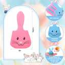 20 Pcs Easter Bunny Treat Bags Tiny Cute Felt Rabbit Candy Goody Gift Bags Reusable Bunny Party Favors for Spring Birthday Gifts Party Decoration Baby Shower Candy Packing Hunt Stuffer