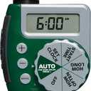 Orbit Programmable Digital Hose Watering Timer - 1 Outlet - Battery Powered - with LCD Screen - Built-in Rain Delay - Water-Resistant - 62061