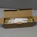 Christmas Window Candles Battery Operated with Timer, 6 Pack 10 Inch LED with Suction Cups, Warm White E12 Replaceable Bulbs, Flameless Battery Powered Lights for Windows Holiday Dcor