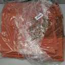 DUALIFE Rust Blackout Curtain for Living Room 108 Inches Long Burnt Orange Solid Curtains for Bedroom Thermal Insulated Grommet Window Treatment Panels Large Windows 60x108 Inch Length