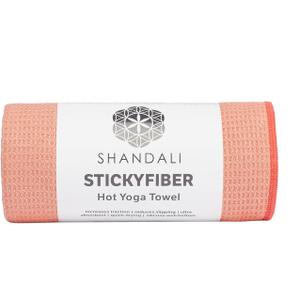 Shandali Hot Yoga Towel - Mat-Sized, Microfiber, Super Absorbent, Anti-Slip, Injury Free, 24" x 72" - Best Bikram Yoga Towel - Exercise, Fitness, Pilates Gear (Lotus Pink)