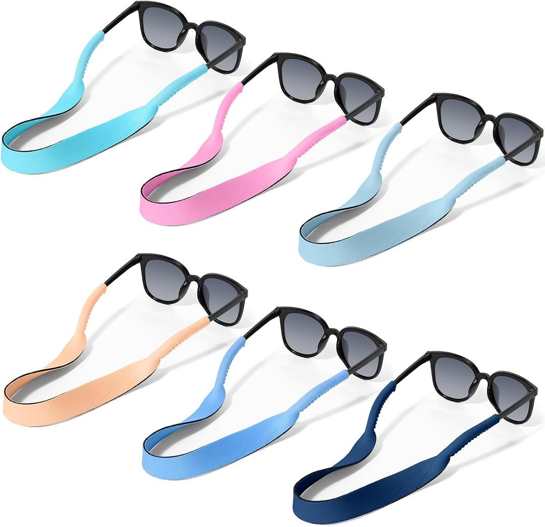Flutesan Sunglasses Strap Floating Neoprene Eyewear Retainer Anti Slip Adjustable Sports Eyeglasses Strap for Outdoors Sports