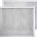 Jovitec 2 Packs Aluminum Range Hood Grease Filter Vent Filter Compatible with Broan Kenmore, F40000, 41000, 42000-K, Nutone RL6100F-R, SL6200-H, RL6300-H, RL6100-H, 8-3/4 x 10-1/2 x 3/32 Inch