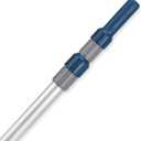 Pool Pole, 12FT Telescopic Pool Cleaning Pole, Professional Aluminum Swimming Pool Poles, 1-1/4" Universal Connector for Skimmer Net, Brush & Vacuum Head