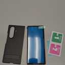 for Samsung Galaxy Z Fold 7 Case, Adjustable Metal Stand, Compatible with Round Shape Magsafe Accessories, Built in Screen Protector, Ultra Thin and Slim, Magnetic 2025, Black