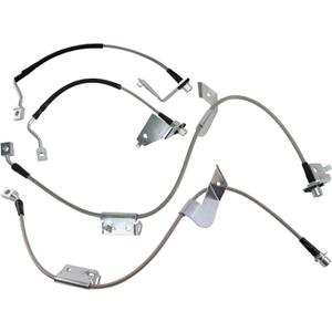 TRQ Brake Hose Set Compatible with 2003-2014 Chevrolet Express 2500 2003-2015 Express 3500 GMC Savana 2500 2003-2016 Savana 3500