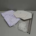 SINBEE Balloon Arch Stand, Balloon Arch Kit of 2, 7 Feet Height Adjustable Metal Balloon Column Stand for Party Decorations Wedding Birthday, Graduation Party Decoration, Baby Shower, Silver