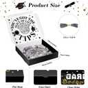 3 x Graduation Pizza Box Money Box for Cash Gift Graduation Money Holder Funny Pizza Card Gift Cardboard 2026 Graduation Season Grad Party Supplies (Cash Not Include)Black