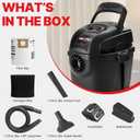 Shop-Vac 2021005 1 Gallon Micro Wet/Dry Vacuum, 1.0 Peak HP, 1.25 Inch Diameter x 4 Foot Hose, 6 Food Cord, Lightweight and Portable, Quick Wet/Dry Pickup