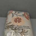 Lahome Floral Washable 6x9 Area Rugs, Soft Bedroom Rug for Living Room Ultra-Thin Non Slip Dining Room Rug, Stain Resistant Boho Rugs Easy Clean Throw Carpet for Office Flore (6'x9',Beige)