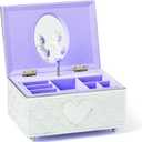 Lenox Childhood Memories Music Unicorn Jewelry Box, 2.35, Metallic