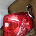 Tail Light Assembly Outer Compatible with 2011-2018 Volkswagen Jetta Right Passenger Side Taillight w/o Rear Fog Lamp Replace 5C6945096D (Halogen Type)