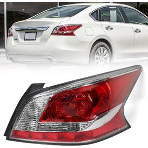 Huray Right Halogen Tail Light Fit for Nissan Altima 2013 2014 2015 RH Taillight Tail lamp Rear Brake Lamp Assembly Replacement Accessory Replacement for NI2801195 (Passenger Side)