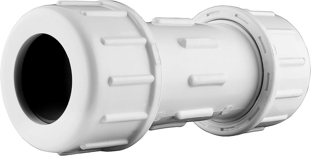 Schedule 40 PVC Compression Coupling 3/4 in