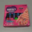 Nail Art Studio for Girls - Birthday Gift - Nail Polish Kit for Kids Ages 7-12 Years Old - Girl Gifts Ideas - Gift Set - Girly Stuff - Polish, Pens, Glitter, Stickers, Gems, Filer - 8 9 10 11 12 Year