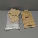 Artilady 2 Pack Boho Wall Hanging Shelves - 2 Tier Handmade Rainbow Arch Solid Wood Floating Shelf Wall Decor Trinket Storage Rack for Bedroom Living Room Nursery Bathroom