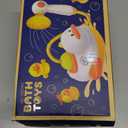 Duckie Baby Bath Shower Head, Toddler Bath Toys for Kids Ages 1-3, Baby Shower Head for Bathtub with Three Squirting Ducks, Birthday Gift for Toddler Boys Girls