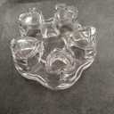 Jusalpha 11 PC-Glass Filtering Tea Maker Teapot with a Warmer and 6 Tea Cups Set (Version 2, 27-Oz)