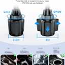 SUPERONE for Magsafe Cup Holder Phone Mount,Universal Cup Phone Holder For Car,Wireless Magnetic Car Mount with Adjustable Neck & 360Rotation for iPhone 17 16 15 14 13 12Pro Max,Samsung & Smartphones