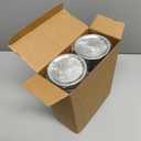 200 Pack Regular Mouth Canning Lids, 70mm/2.76 in Mason Jar Replacement Caps for Ball & Kerr Jars, Split-Type Metal Closures with Food-Grade Silicone Seal, Airtight Leak-Proof