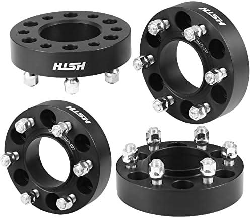 HISH 6 Lug 6x135 Wheel Spacers for F150 2015-2022,1.5in Thick Wheel Spacers 14x1.5 Studs & 87.1 mm Hub Bore Compatible with F150,Expedition,Navigator,Package of 4