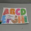 Bemeol 234 Pieces 4 Inch Bulletin Board Letters Alphabet Cutout Letter for Bulletin Board Display Home Classroom School Decor(Colorful)