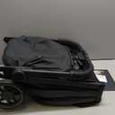 UPPAbaby Minu V3 Travel Stroller | Lightweight + Compact Design | One-Hand Fold + Unfold | from Birth + Overhead Compatible | Jake (Charcoal/Carbon Frame/Black Leather)